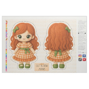 Tissu Peluche à coudre - projet de couture pour enfants