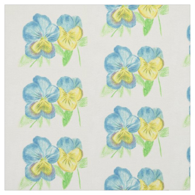 Tissu Pensées (Échantillon)