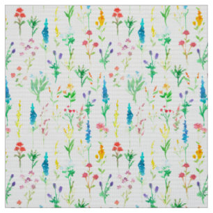 Tissu Pépites de Lupine Fleur sauvage Délicat Floral Qui
