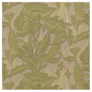Tissu Pépites vintages Art Nouveau motif floral