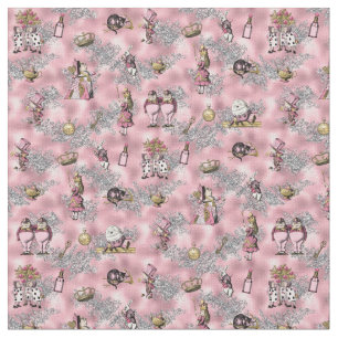 Tissu Personnage d'Alice au pays des merveilles sur le r