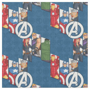 Tissu Personnages d'Avengers Assemble pour enfants