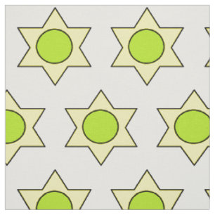 Tissu personnalisé, motif Fleur étoile