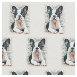 Tissu personnalisé pour chien de taureau françai