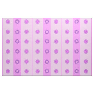 Tissu Petit Motif de fleurs rose et violet