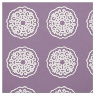 Tissu Petit motif de modes de ~ asiatique violet de
