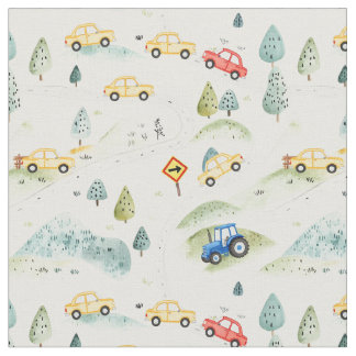 Tissu Petite Croisière à la Campagne