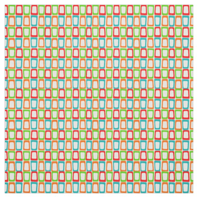 Tissu Petites rectangles asymétriques (Échantillon)