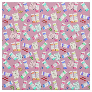 Tissu Pharmacien Fabric Pink