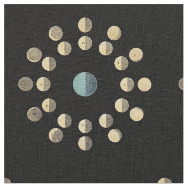 Tissu Phases de lune (Fermer)