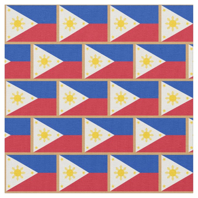 Tissu Philippine Flag & Philippines, mode Sport textile (Fermer)