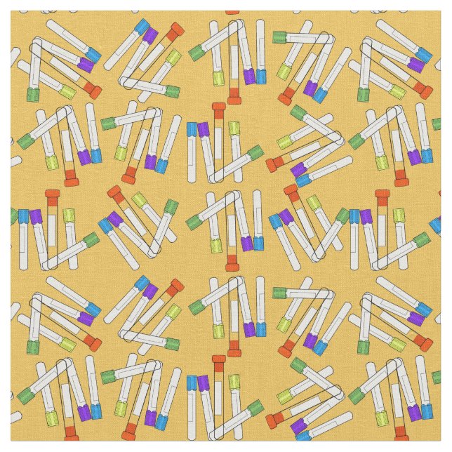 Tissu Phlebotomiste Lab Tech Fabric Yellow (Fermer)