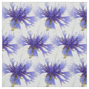 Tissu Photo de Cornflower Bleue -