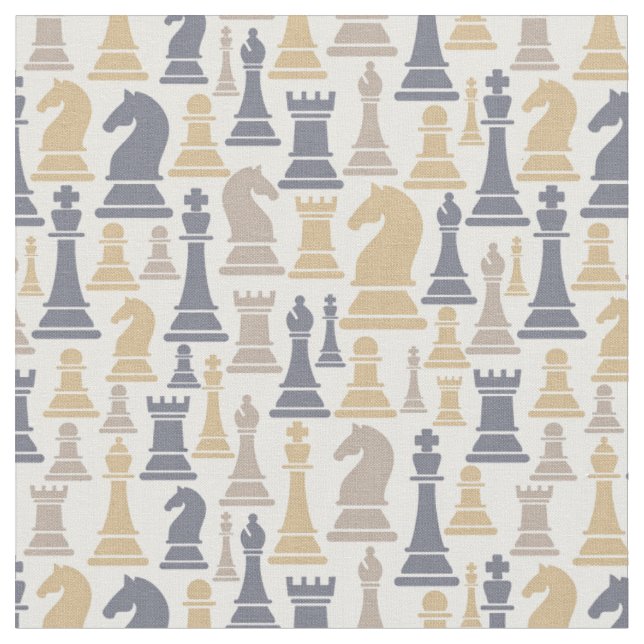Tissu Pièces d'échecs (Fermer)