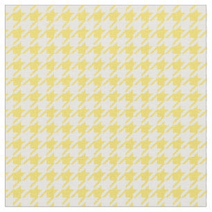Tissu Pied-de-poule jaune et blanc de renoncule