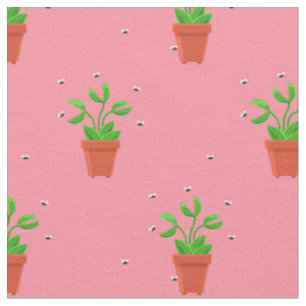 Tissu piège à bec rose