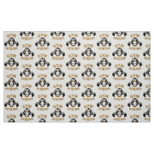 Tissu Pingouin avec cloche