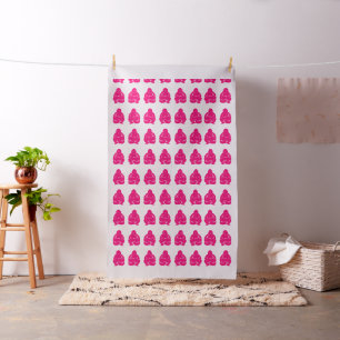Tissu Pink Asian Moods Bouddah Boys - Grande échelle