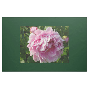Tissu Pink Peony photo cottage ferme jardin fleuri