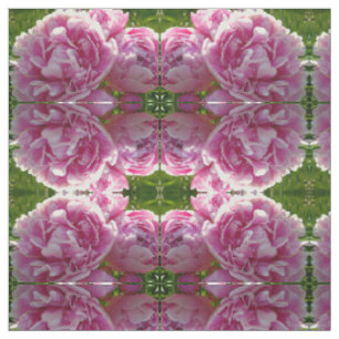 Tissu Pink Peony photo cottage ferme jardin fleuri