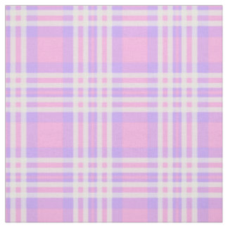 Tissu Pink Purple Lavender Plaid En vichy Check Girl