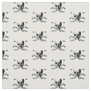 Tissu Pirate Skull Crossbones Manteau d'armoiries Crest