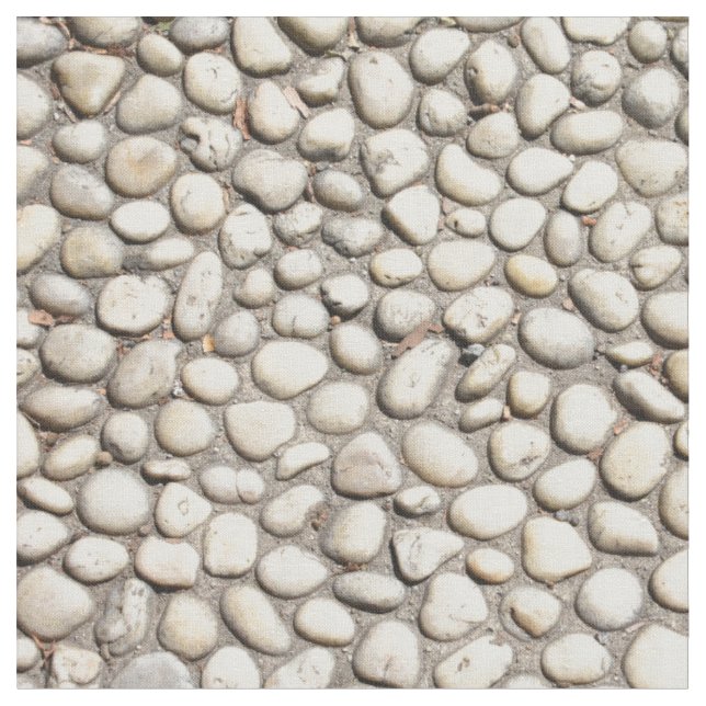 Tissu Piste de galets en pierre Promenade Sidewalk Rocks (Fermer)