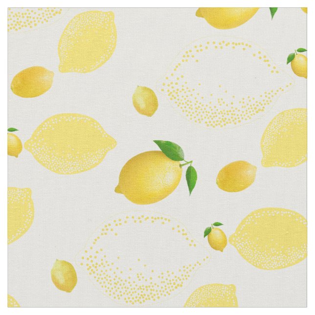 Tissu PixDezines citrons/fond bricolage (Fermer)