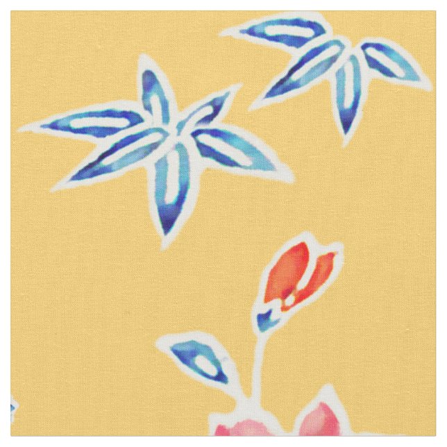 Tissu PixDezines kiku/chrysanthèmes/do-it-yourself arriè (Fermer)