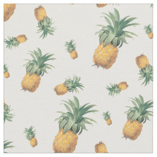 Tissu PixDezines Tropical/Pineapples/Fond à faire soi-mê