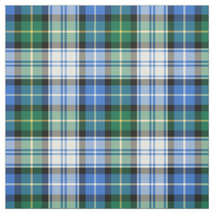 Tissu Plaid bleu et vert de tartan de robe de MacNeil de