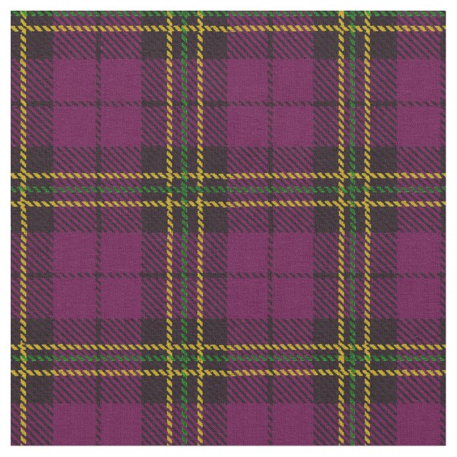 Tissu Plaid clair - jaune, vert rayé noir (Fermer)