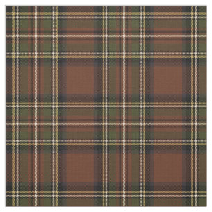 Tissu Plaid de rouge de brique de la sépia