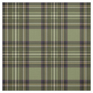 Tissu Plaid de sépia vert/bleu/jaune/blanc/noir de