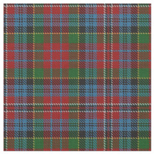Tissu Plaid de tartan écossais vert-bleu rouge de Kidd