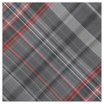 Plaid noir et rouge