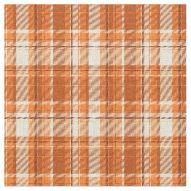 Tissu Plaid orange (Fermer)