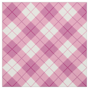 Tissu Plaid rose