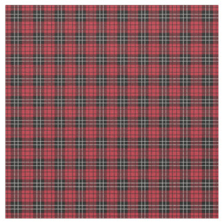 Tissu plaid rouge et vert