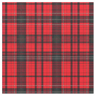 Tissu Plaid Rouge traditionnel Tartan Collection populai