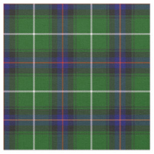 Tissu Plaid vert-bleu et rouge