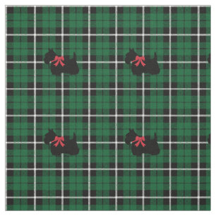 Tissu Plaid vert irlandais vert de Terrier d'écossais d