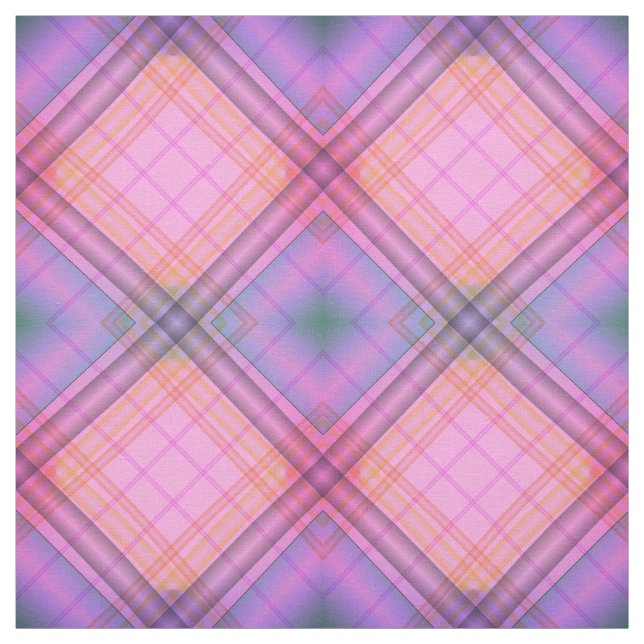Tissu Plaid Violet (Échantillon)