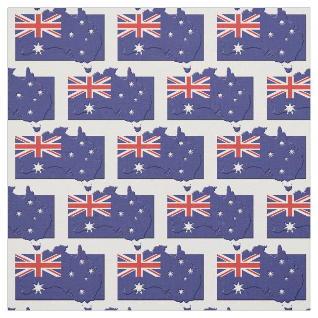 Tissu Plan Drapeau AUSTRALIE (Échantillon)