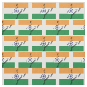 Tissu Plan du drapeau de l'INDE