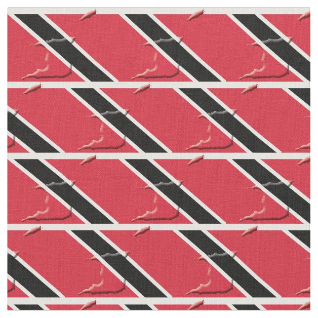 Tissu Plan du drapeau de TRINIDAD TOBAGO (Fermer)