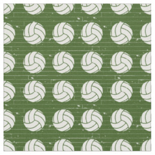 Tissu Plancher en bois de volley-ball vert de la forêt