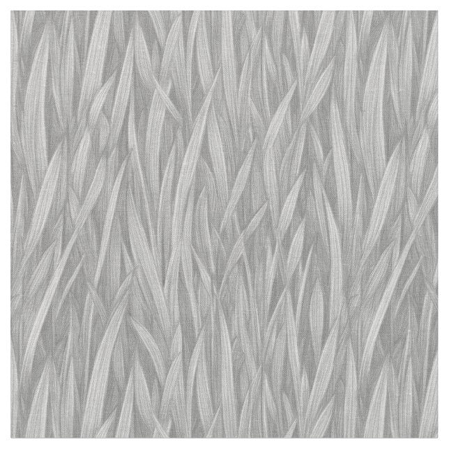 Tissu Plante au crayon noir et blanc (Fermer)