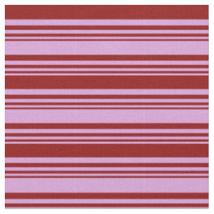 Tissu Plum et bandes de couleur rouge foncé