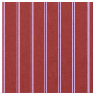 Tissu Plum et rouge foncé Motif des rayures